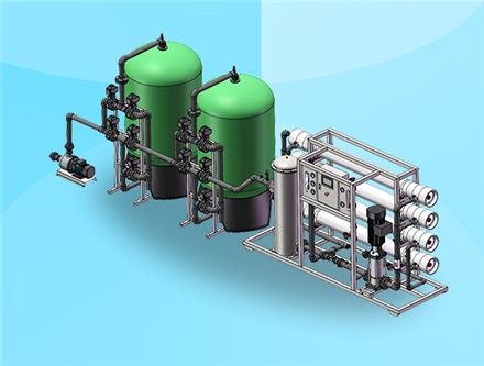 8噸/時 反滲透設(shè)備，廣西水處理生產(chǎn)廠家長期提供純水設(shè)備